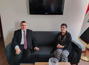 وكيل وزارة الخارجية عمر البرزنجي يلتقي أصحاب السعادة السادة الوكلاء