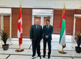 رئيس بعثة جمهورية العراق في اوتاوا يلتقي سفير دولة الامارات