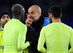 غوارديولا يطالب لاعبيه بالقتال أمام ريال مدريد