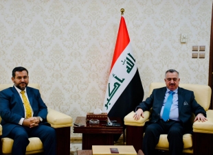 ‎ وكيل وزارة الخارجية للشؤون متعددة الأطراف والشؤون القانونية يستقبل عضوين من لجنة العلاقات الخارجية في مجلس النواب 