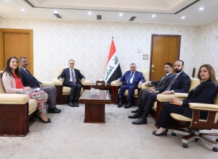 ‎وكيل وزارة الخارجيَّة للشُؤُون مُتعددة الأطراف والشُؤُون القانونيَّة يستقبل السفير الإيطاليّ لدى العراق