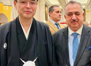 سفير جمهورية العراق لدى المملكة الأردنية الهاشمية يشارك في حفل الاستقبال بمناسبة اليوم الوطني لليابان