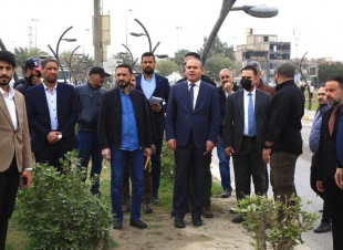 المعمار علاء معن يوجه بتطوير شارع المعهد واعداد دراسة مرورية لتخفيف الزخم عن ساحات وشوارع منطقة الزعفرانية