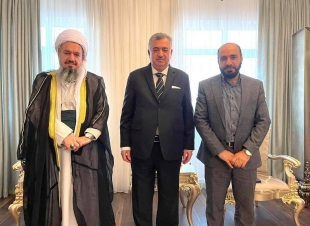 البرزنجي يستقبل الشيخ بهاء الدين النقشبندي