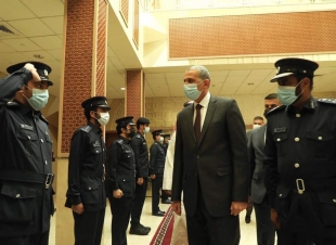 الغانمي يلتقي الطلبة العراقيين بكلية الشرطة القطرية