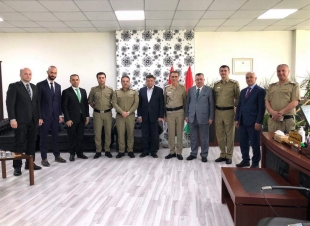 الوكيل البرزنجي يقدم التعازي إلى مدير دائرة جوازات محافظة السليمانية