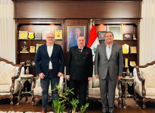 سفير جمهورية العراق لدى المملكة الأردنية الهاشمية يستقبل السفير البلغاري لدى المملكة والسيد مهند النعيمي