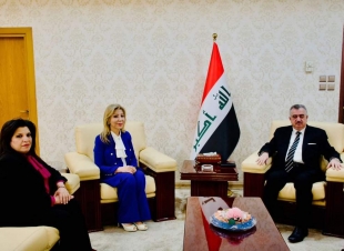 الوكيل البرزنجي يستقبل عضو مجلس النواب (سابقًا) الدكتورة ندى الجبوري. 