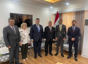  الوكيل البرزنجي يستقبل الممثل المقيم الفخري لجمعية الأمم المتحدة في سريلانكا