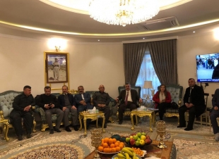 سفير جمهورية العراق في قطر عمر البرزنجي يلتقي بالسيد نائب رئيس اقليم كوردستان العراق الشيخ جعفر الشيخ مصطفى