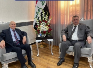 الوكيل البرزنجي يستقبل رئيس قسم الدراسات السياسية والإستراتيجية في بيت الحكمة