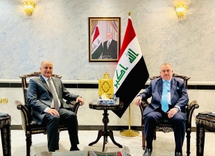 سفير جمهورية العراق لدى المملكة الأردنية الهاشمية يستقبل النائب السابق محمد الطائي