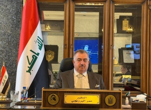 سفير جمهورية العراق غير المقيم لدى دولة فلسطين يشارك في لقاء افتراضي برئاسة نائب رئيس دولة فلسطين