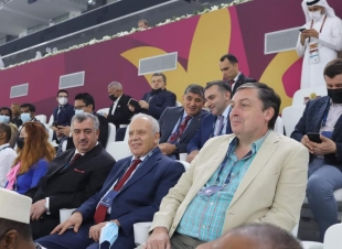 السفير البرزنجي يحضر نهائي كأس الامير بدعوة رسمية من الاتحاد القطري لكرة القدم