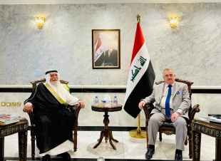 سفير جمهورية العراق لدى المملكة الأردنية الهاشمية يستقبل رئيس ديوان الوقف السني الأسبق