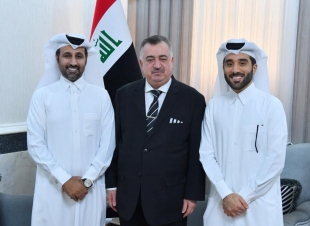 الوكيل البرزنجي يستقبل القائم بأعمال السفارة القطرية في بغداد