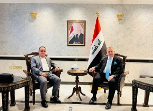سفير جمهورية العراق لدى المملكة الأردنية الهاشمية يستقبل مسؤول العلاقات العامة للحزب الديمقراطي الكوردستاني/ محافظة نينوى