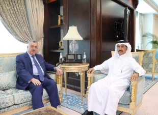 السفير البرزنجي يزور سعادة الامين العام لوزارة خارجية دولة قطر