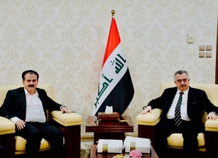 الوكيل البرزنجي يستقبل أحد أعضاء الكادر المتقدم في الحزب الديمقراطي الكوردستاني 