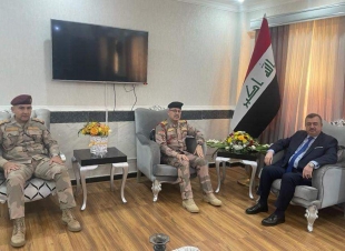  الوكيل البرزنجي يستقبل مدير التدريب العسكري