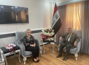 الوكيل البرزنجي يستقبل عضو مجلس نواب سابق