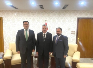 الوكيل البرزنجي يستقبل المدير التنفيذي لمجموعة شركات گه لياوه